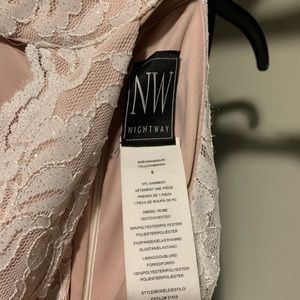 Evening gown from David’s Bridal